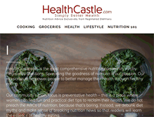 Tablet Screenshot of healthcastle.com